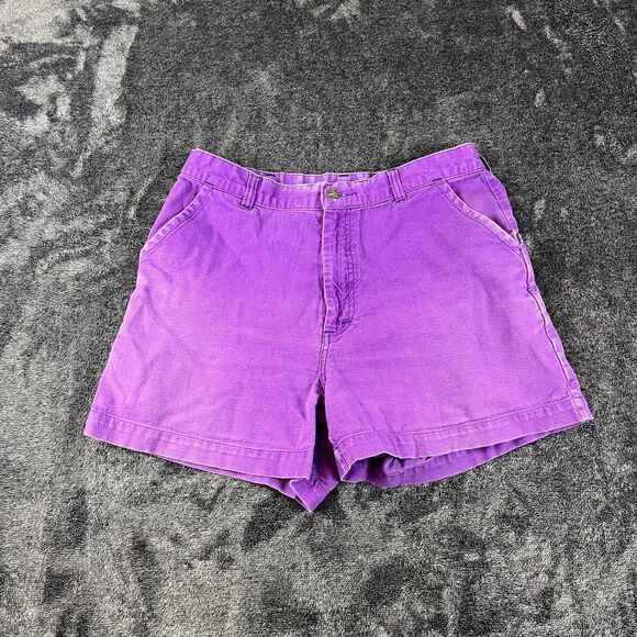 Vtg 80's Patagonia Stand Up Shorts Purple 31 Hiking 4" Inseam Rare *READ - Picture 1 of 13